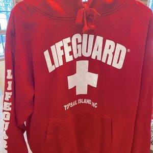 topsail island lifeguard hoodie